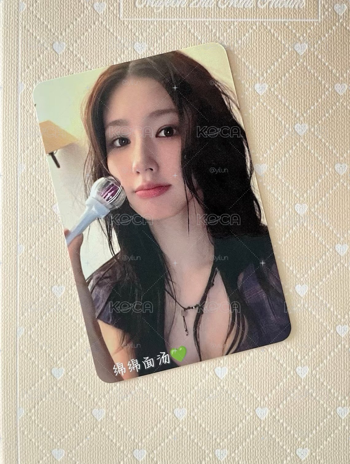 也是很美的一張打歌卡