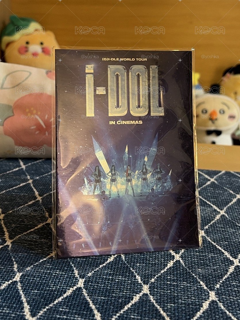 idle 演唱會電影 紀念明信片💜