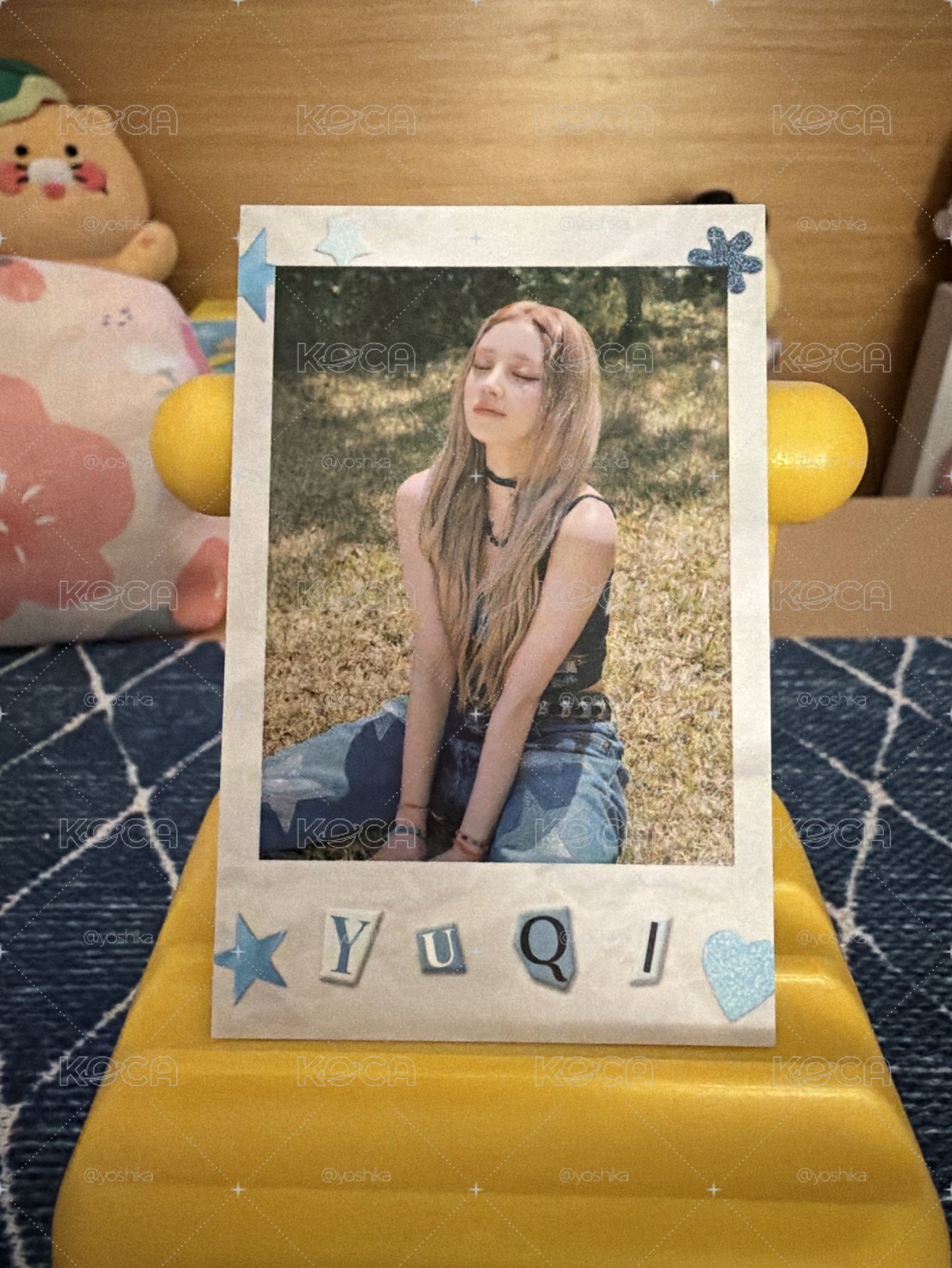 idle💜23世巡 周邊卡 拍立得 雨琦 Yuqi