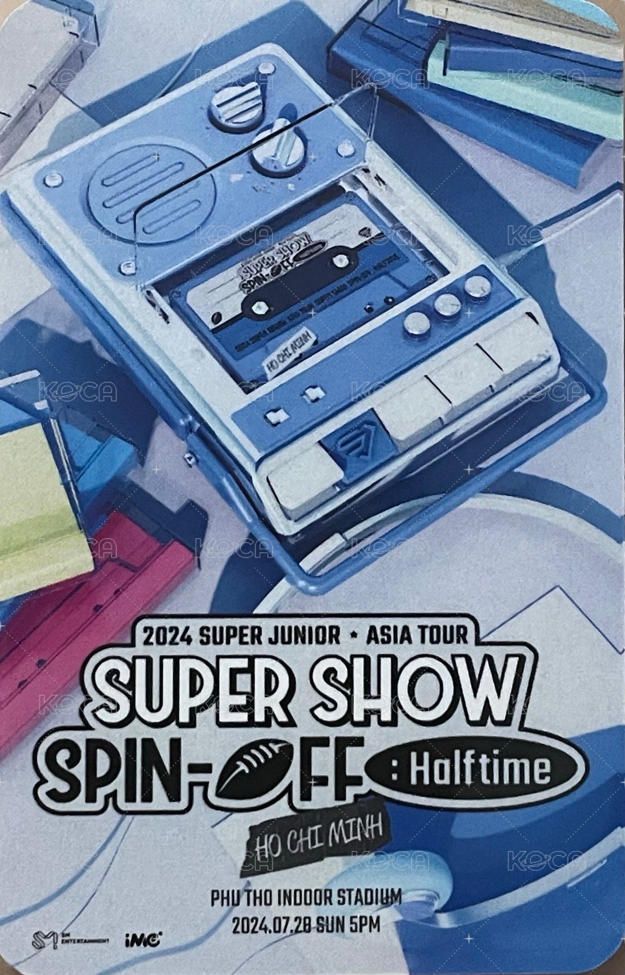 SPIN-OFF 越南 入場卡 / 場限卡  背面