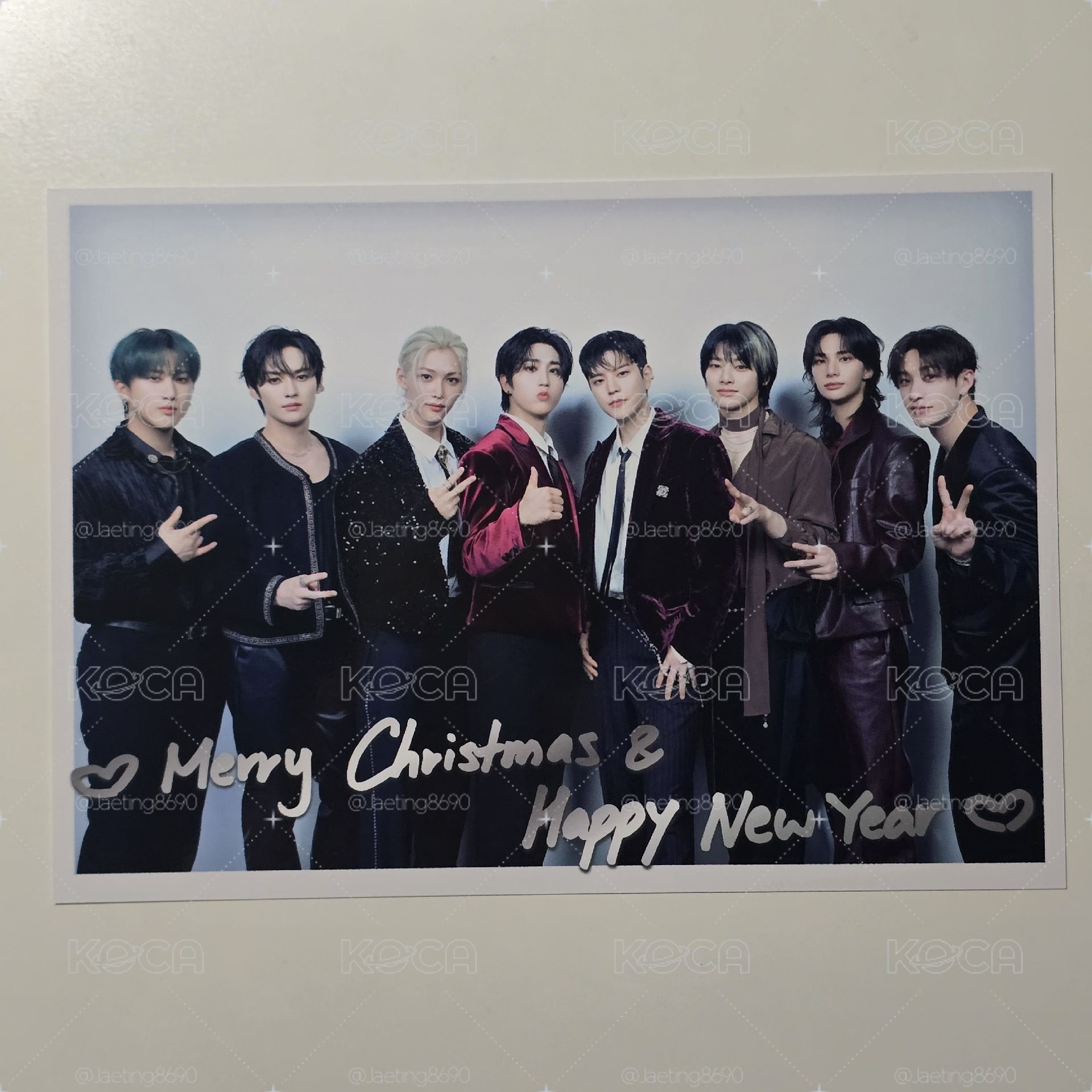 Stray Kids 日本FC 付費會員專屬聖誕賀卡2024年款