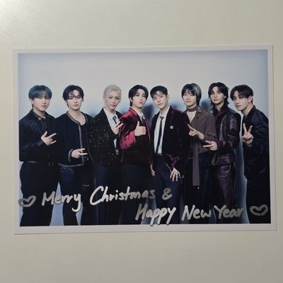 Stray Kids 日本FC 付費會員專屬聖誕賀卡2024年款
