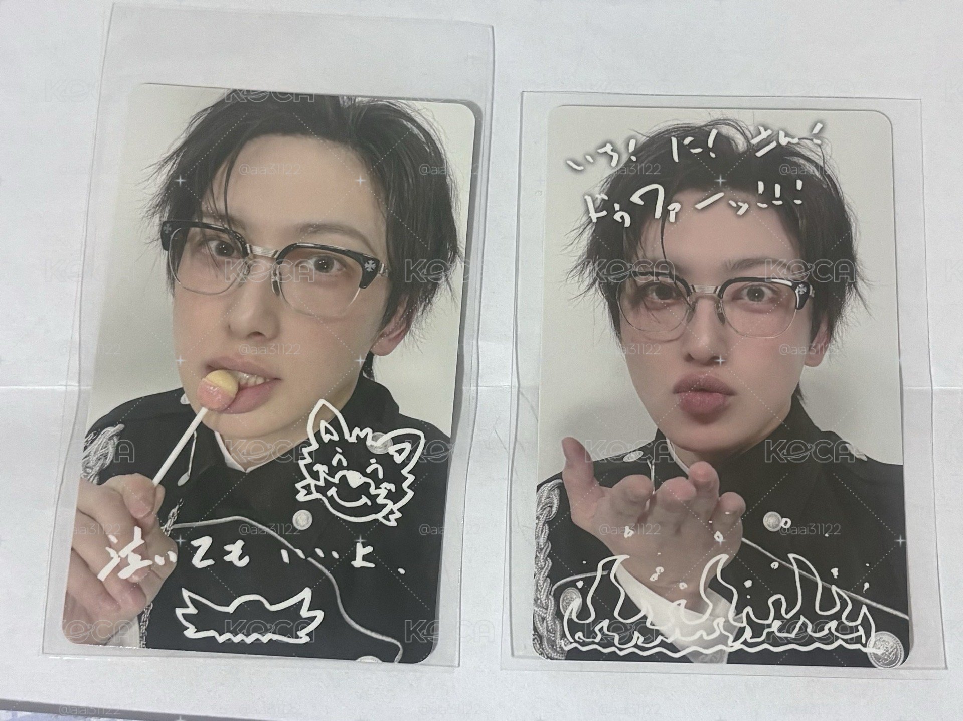 WOF wvs環球幸運卡 手書