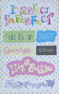 Imperfect-I'mperfect 專輯內容物 貼紙 Dressy We Ver.