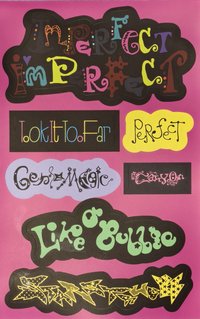 Imperfect-I'mperfect 專輯內容物 貼紙 Messy Me Ver.