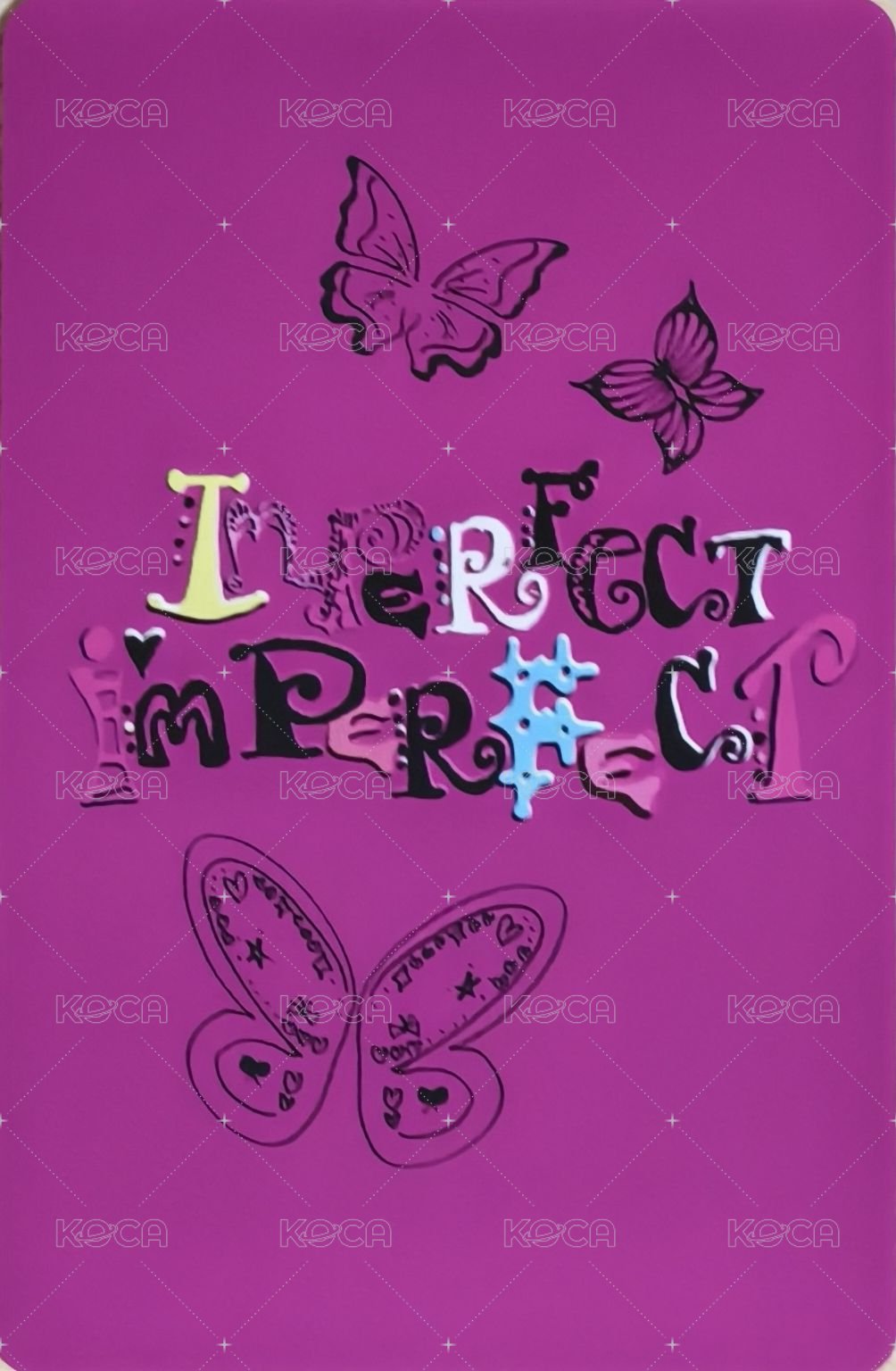 Imperfect-I'mperfect Messy me ver. 專輯卡  背面