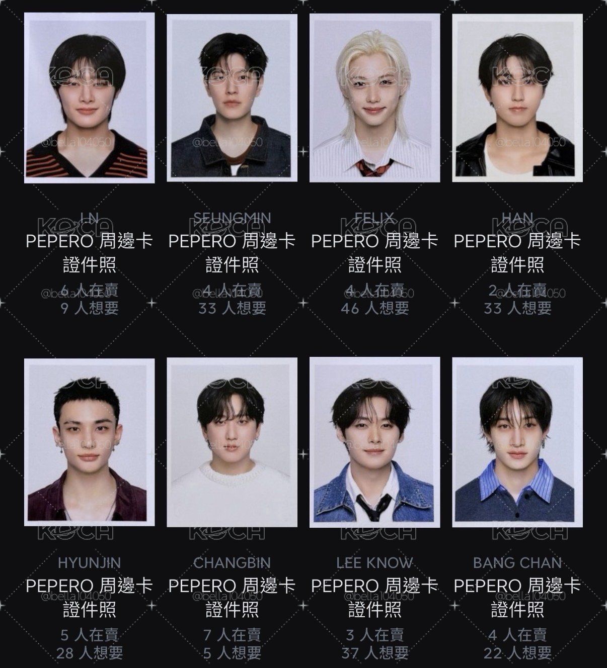 pepero 證件照整套現貨速出