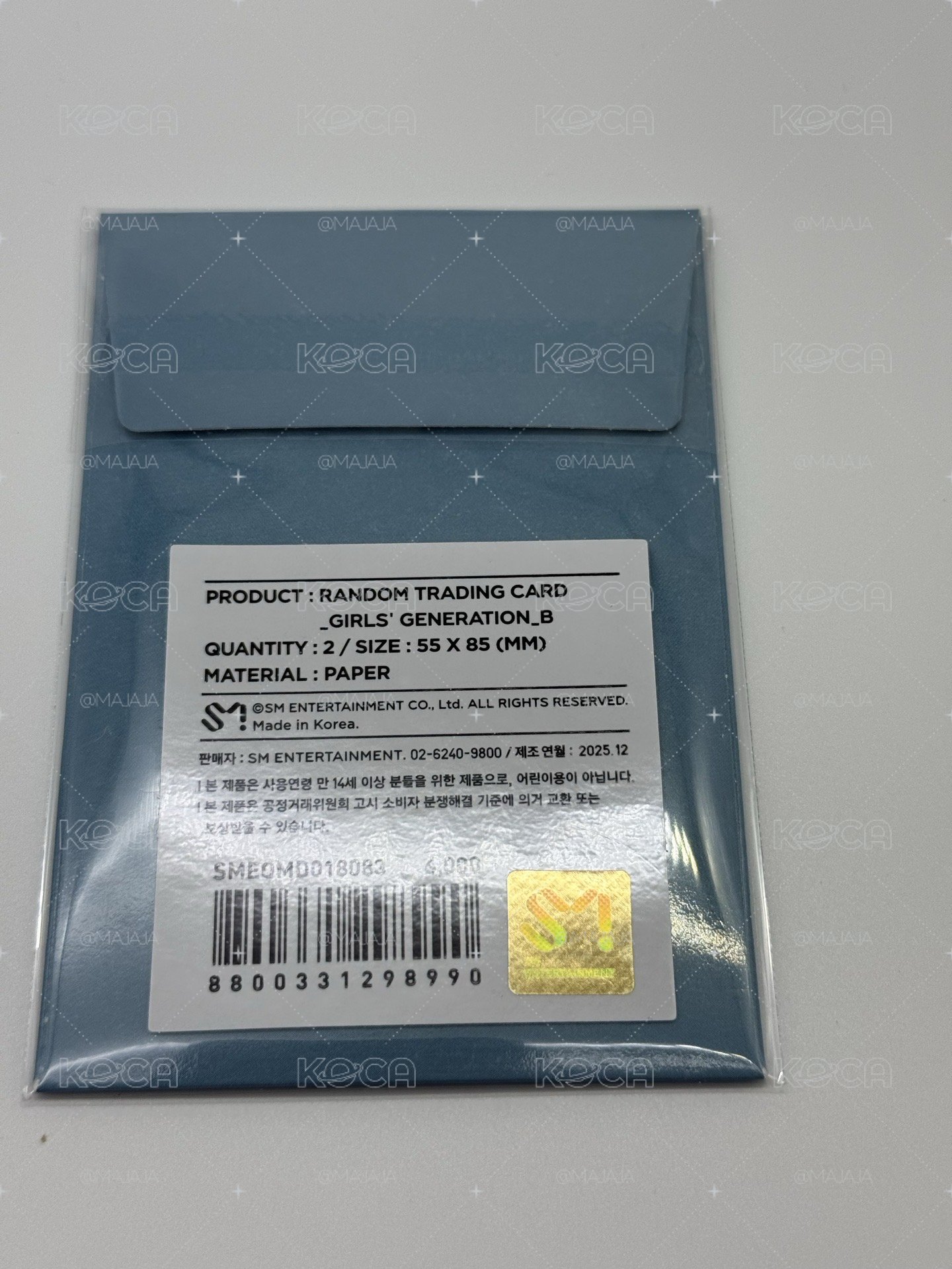 現貨 少女時代 2026年曆後續 隨機卡包B