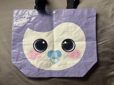 六巡 寶寶臉 蛇紋購物袋 MI SA MO 子