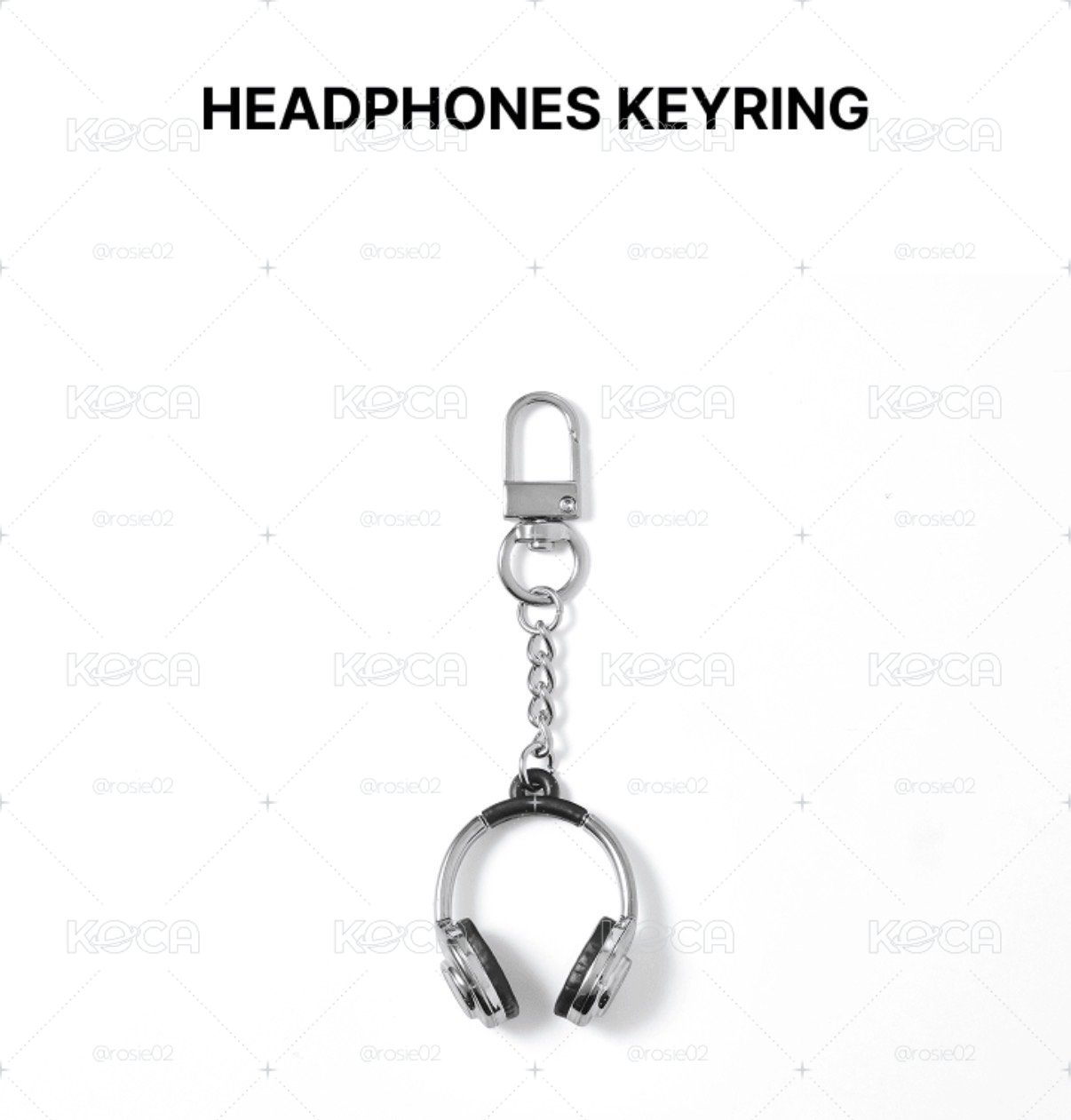 BTS Headphones Keyring 耳機吊飾