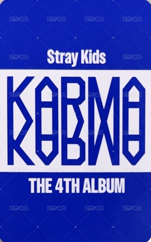 KARMA 專輯卡 Accordion ver. 背面