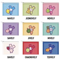 JP出道九週年 Mini mesh pouch