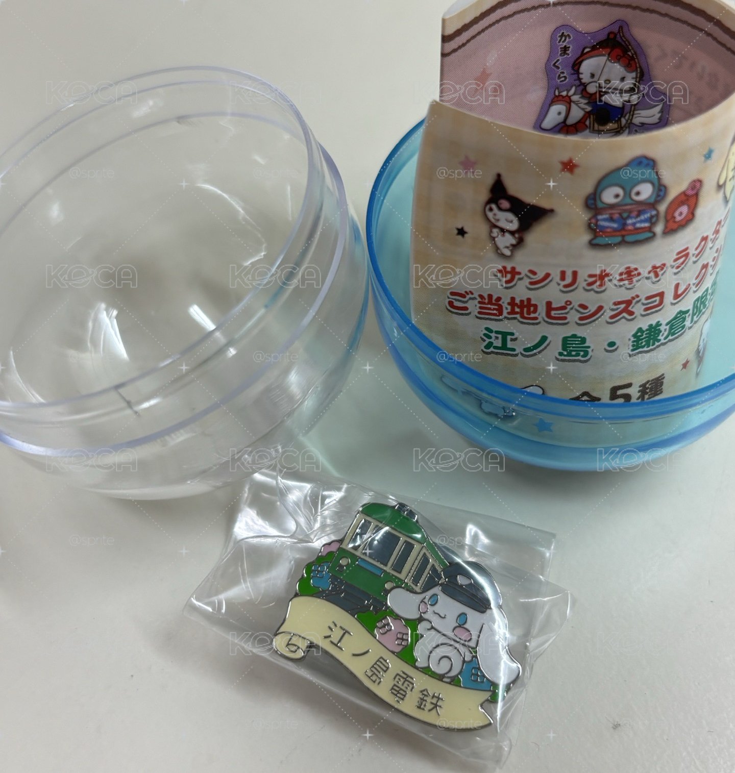 大耳狗 鎌倉限定扭蛋徽章