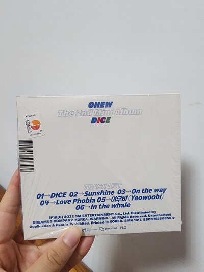 全新未拆SHINee ONEW 溫流 solo專  DICE