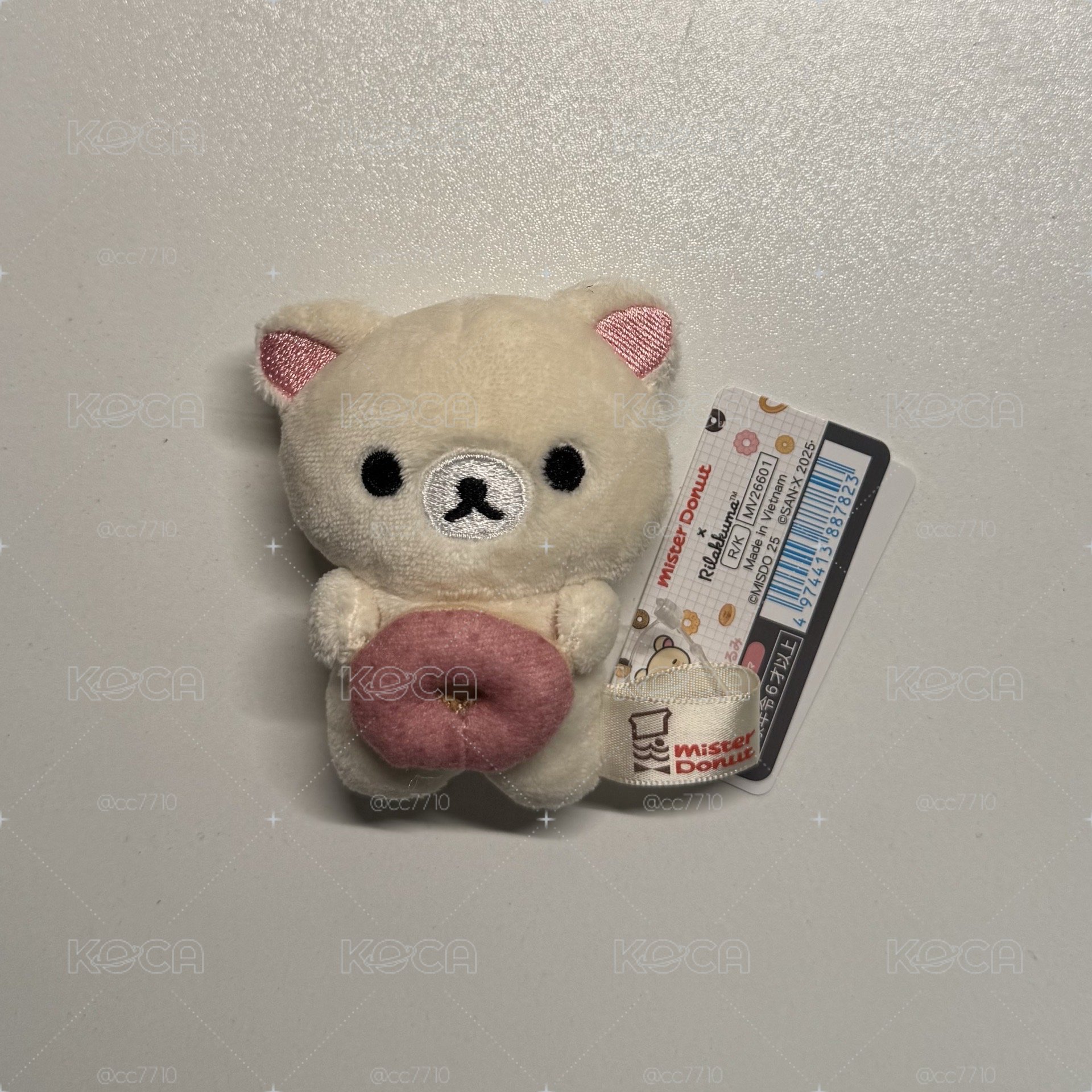 拉拉熊x Mister Donut 小白熊ss娃