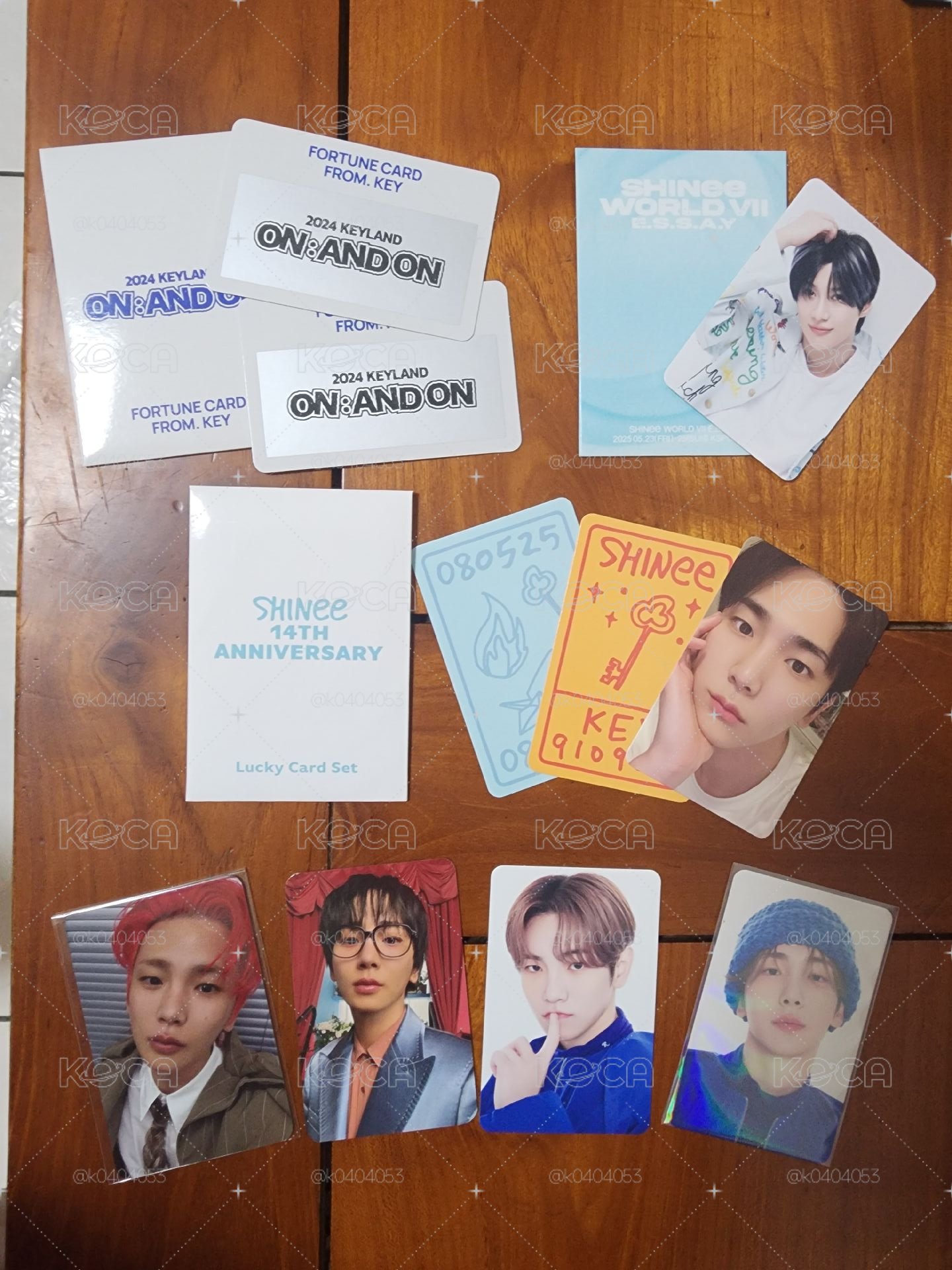 一次全出）SHINee專輯小卡＆Key 演唱會入場卡＆ 快閃店小卡