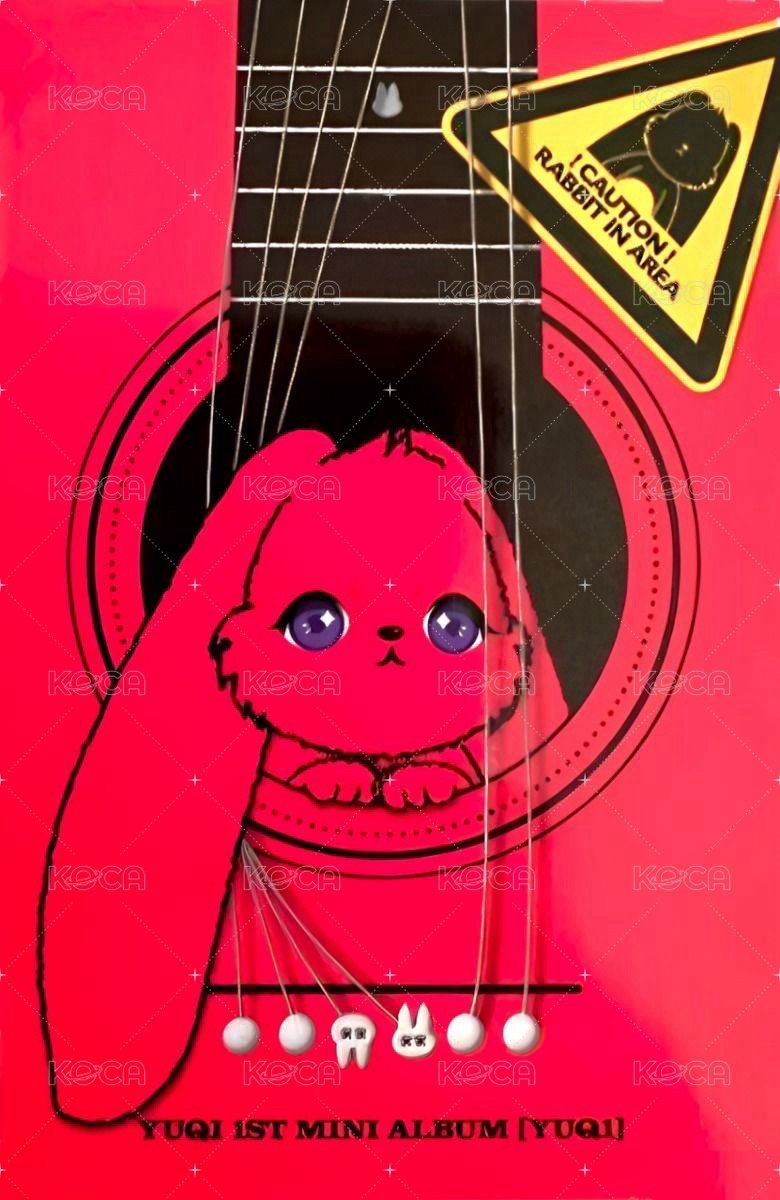 YUQ1 專輯卡 rabbit ver. 背面