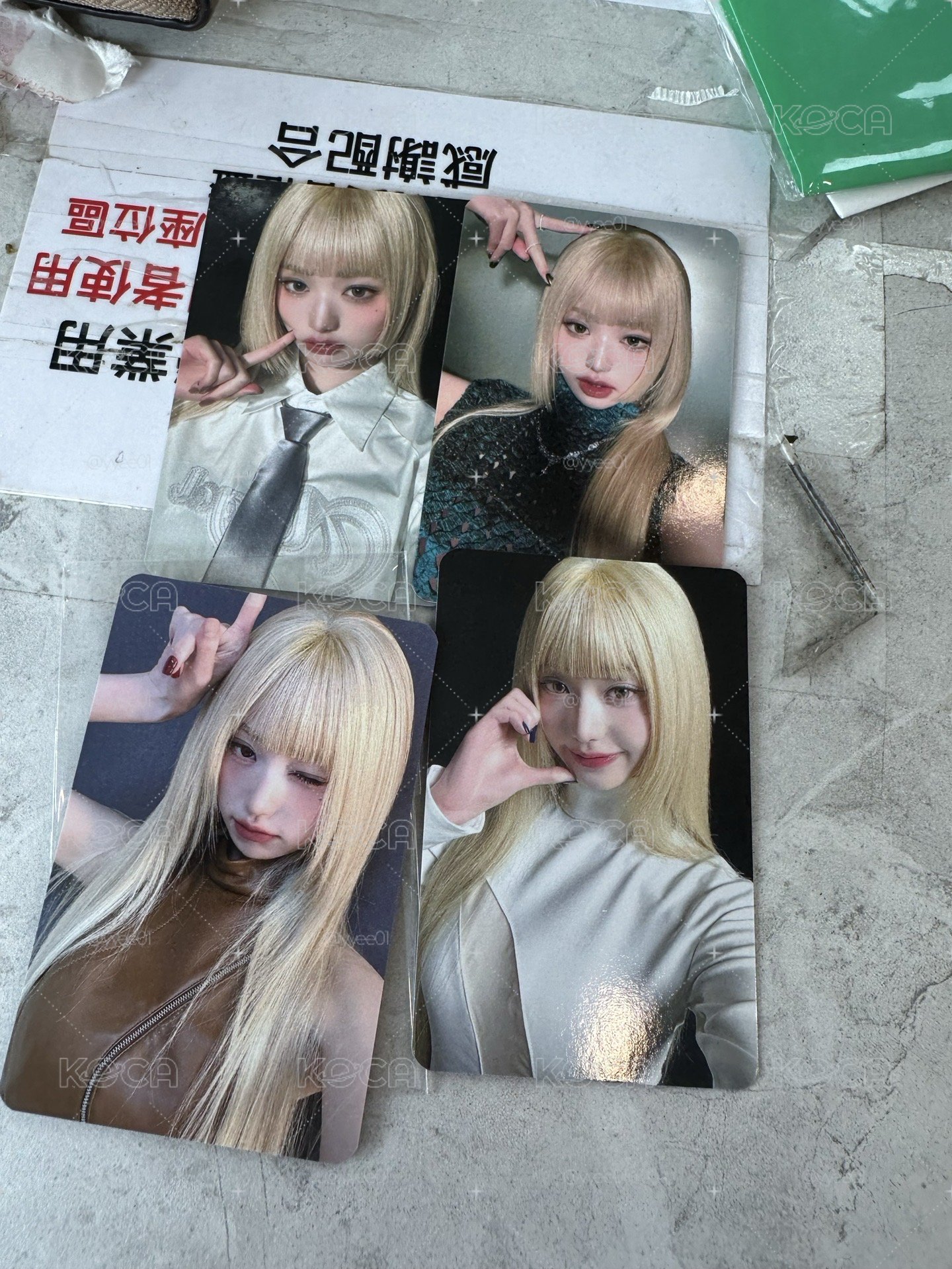 張員瑛rolarola 白衣員+hapa代言卡*12