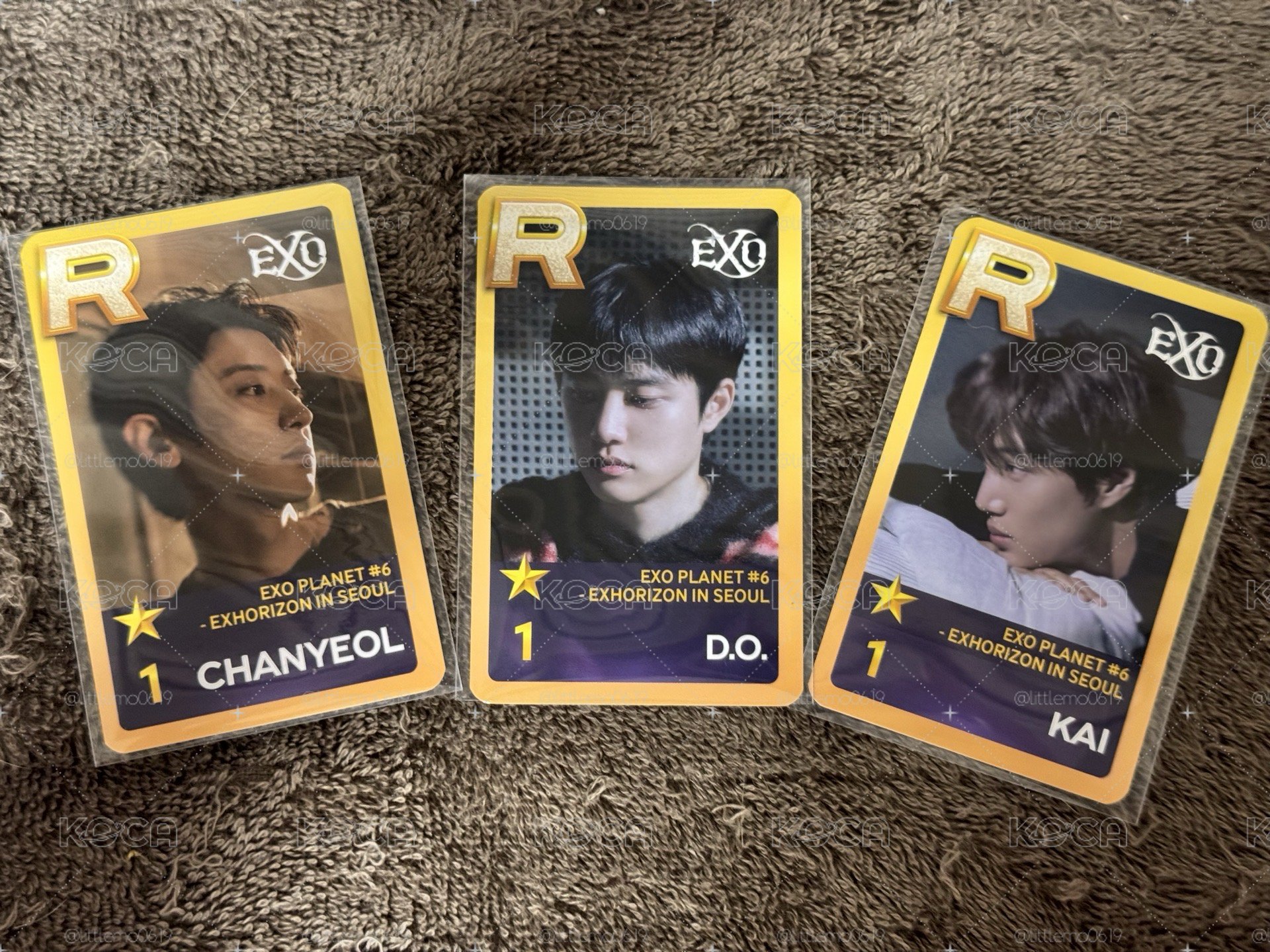EXO 首爾遊戲任務卡