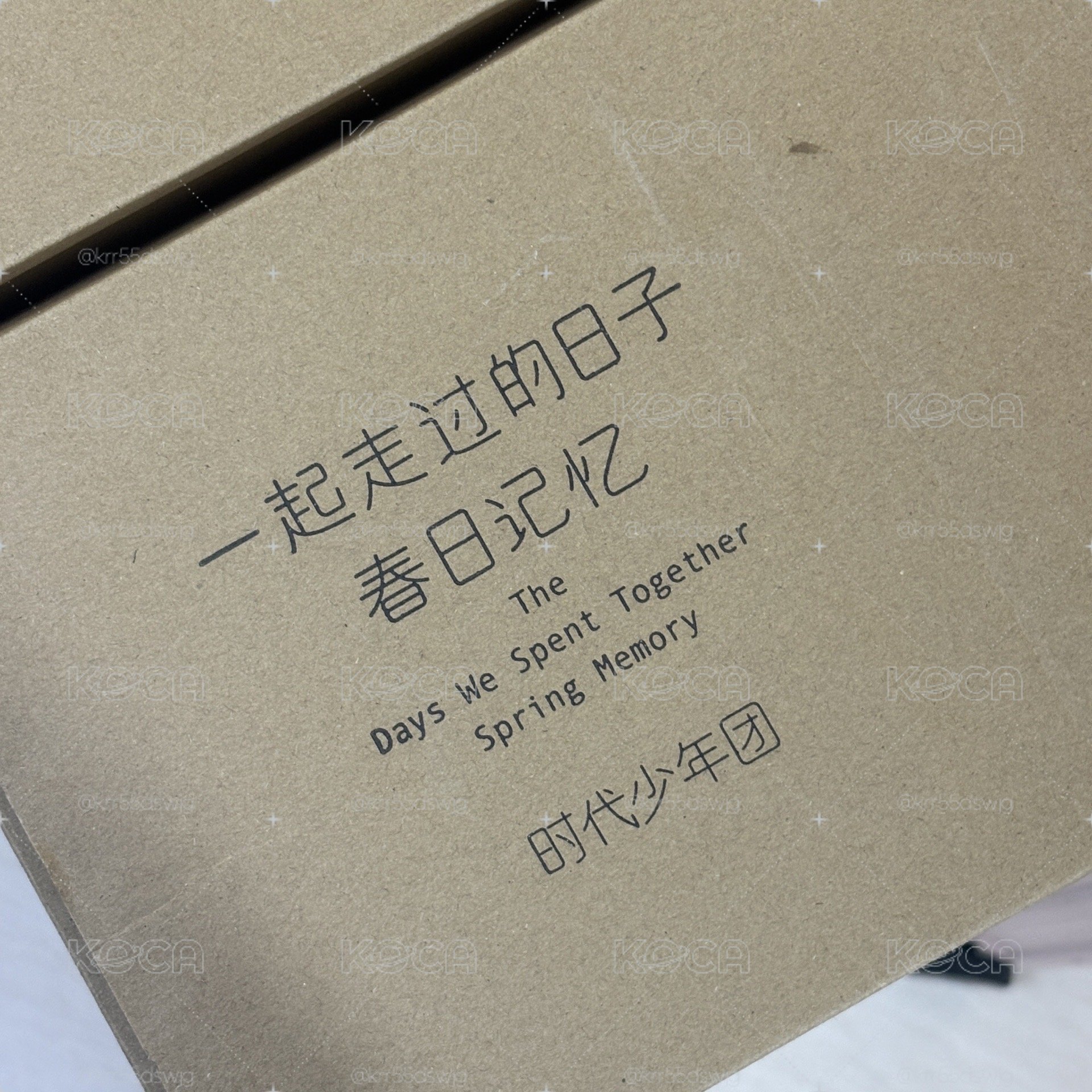 時代少年團春日記憶無卡全套