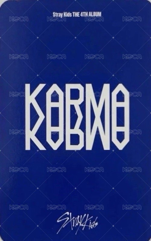 KARMA yes24 特典卡  背面