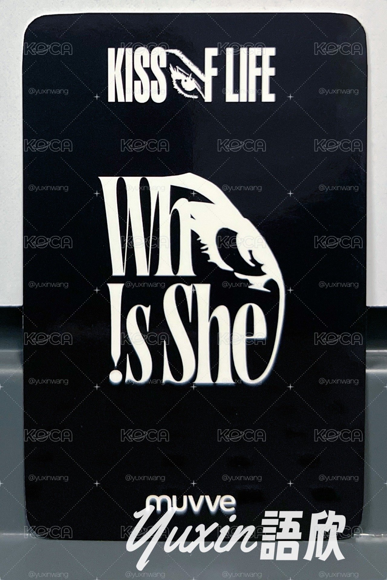 現貨✅ KISS OF LIFE Who is she 專輯 muvve 1.0 特典 小卡 