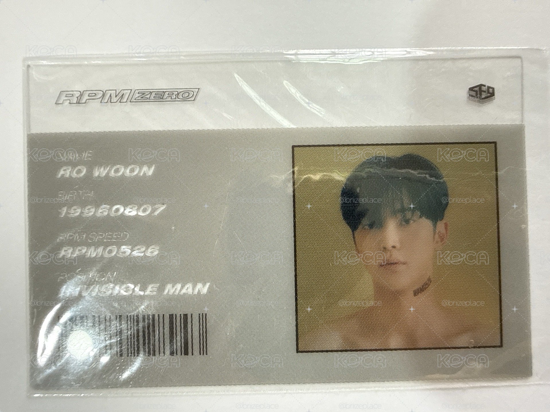 SF9 路雲 RPM ID卡+專輯卡 ZERO版