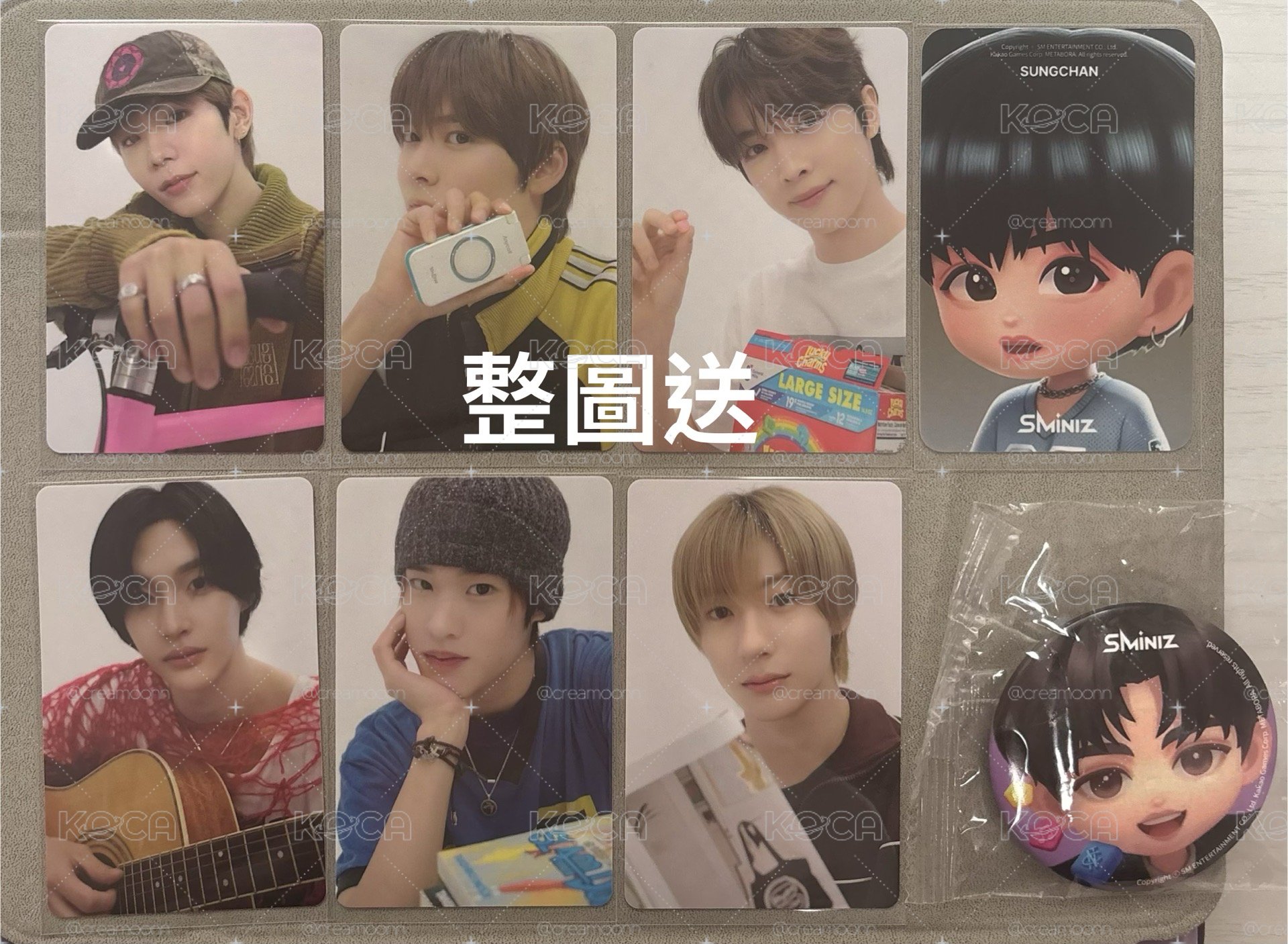 🦌燦簽售卡*3+圖二送物