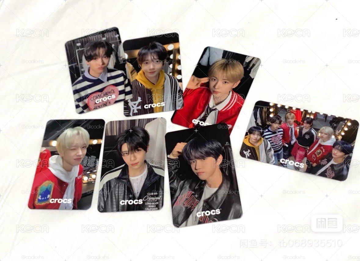 NCT WISH crocs代言卡