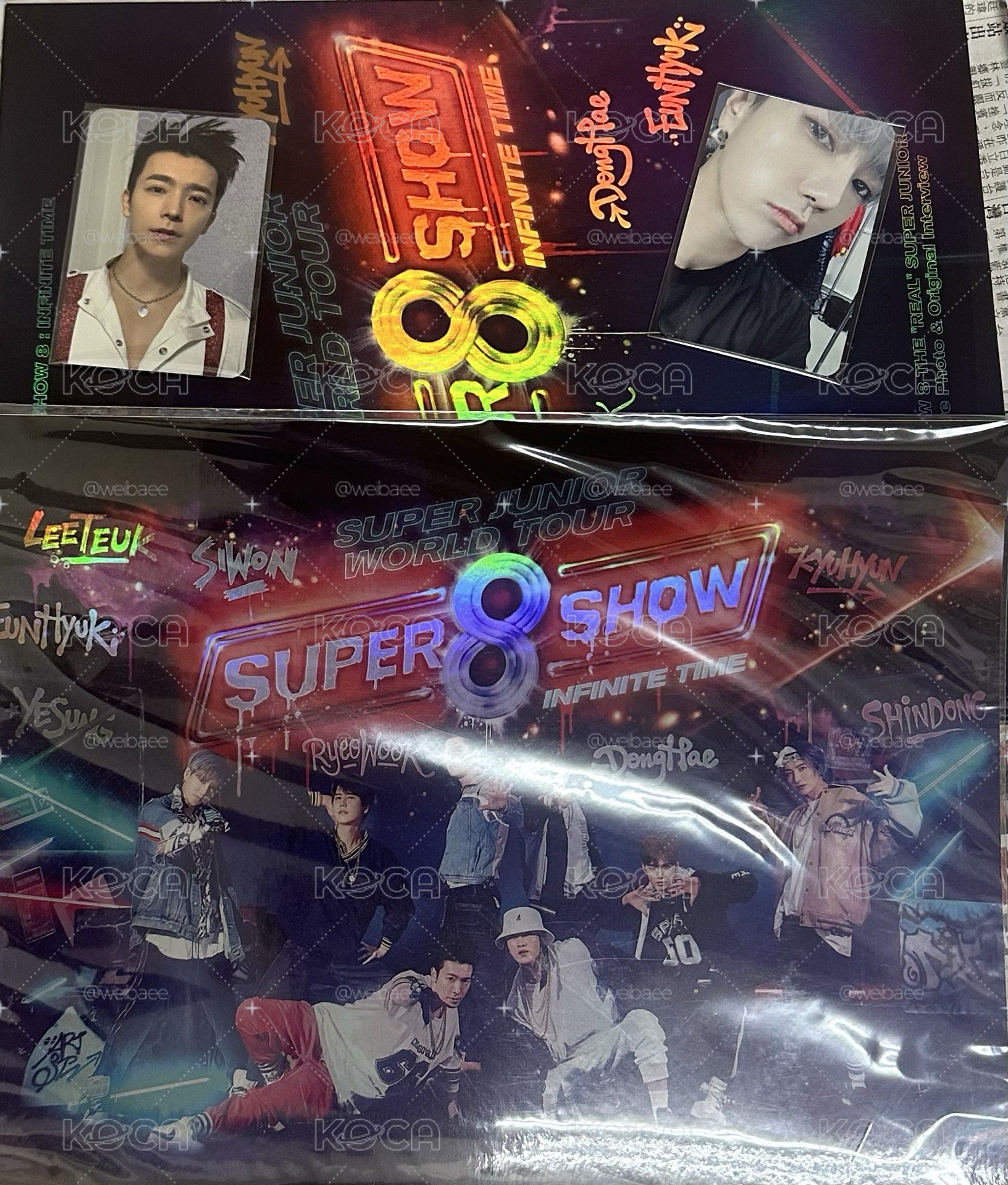 SUPER JUNIOR WORLD TOUR [SUPER SHOW 8 : INFI] 寫真 + 影音智能卡