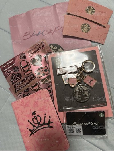BLACKPINK星巴克聯名商品