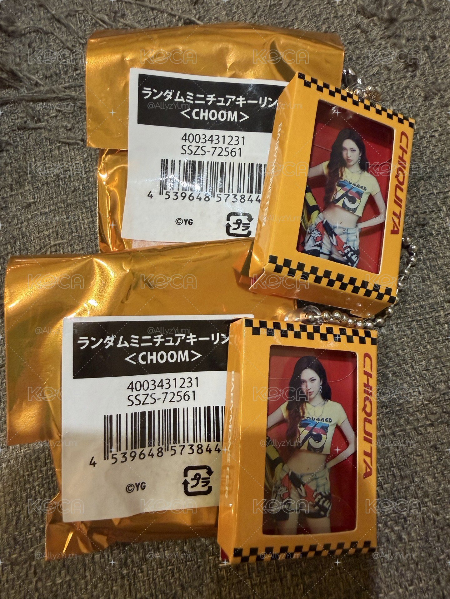 춤 (CHOOM) 鑰匙圈吊飾 迷你吊飾鑰匙圈 CHIQUITA