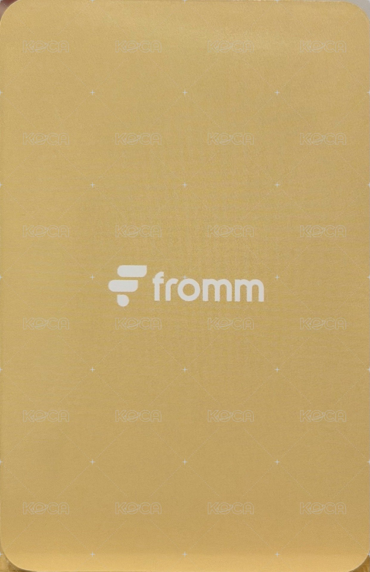 Fromm 聊天室 主題購買活動 特典卡 2026 背面