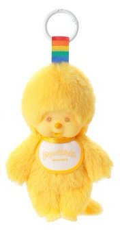  Monchhichi Colorful Fantasy盲盒 黃 吊娃 
