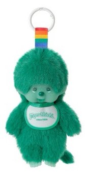  Monchhichi Colorful Fantasy盲盒 綠 吊娃 