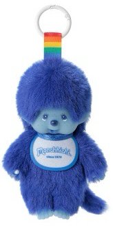  Monchhichi Colorful Fantasy盲盒 藍 吊娃 