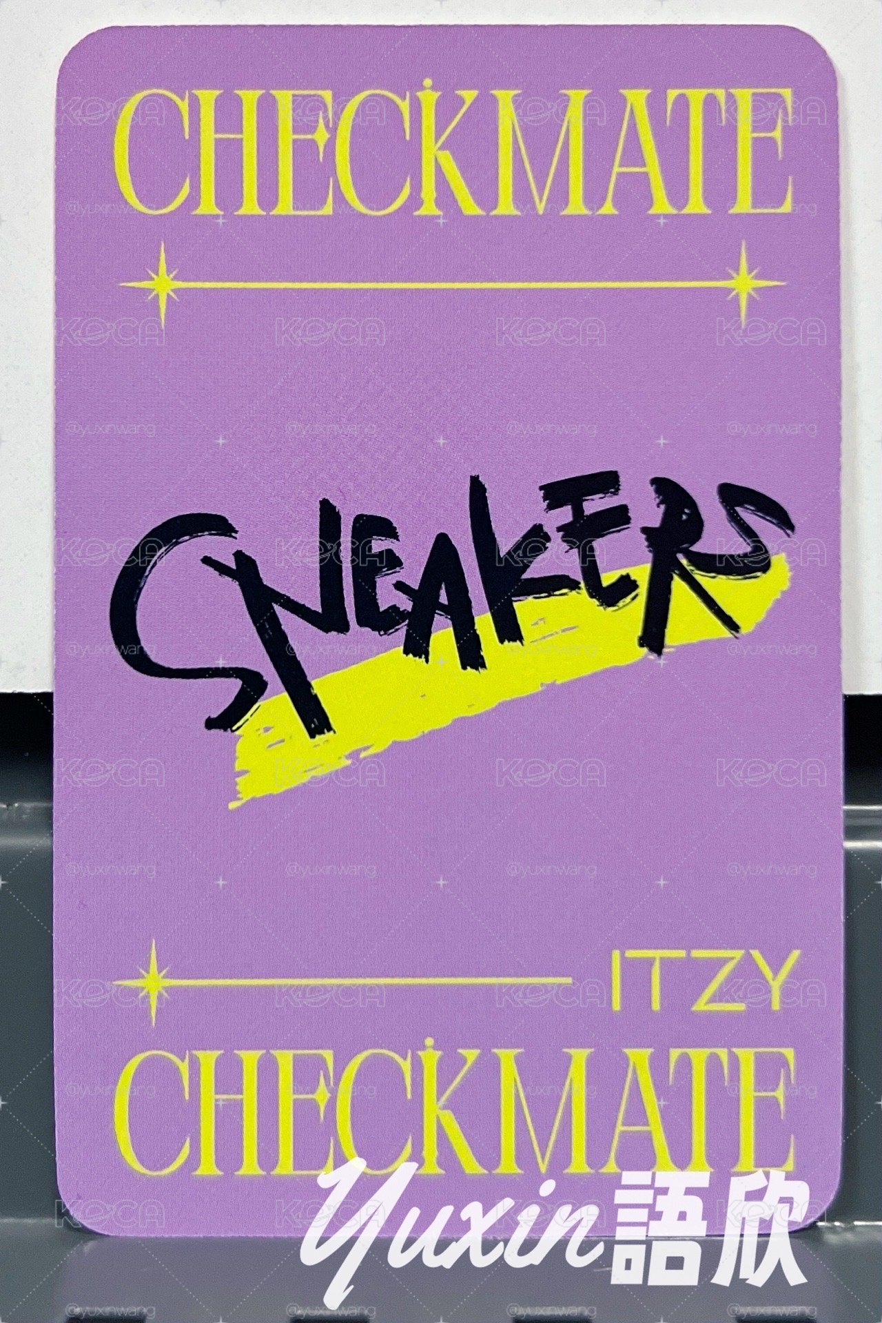 現貨✅ ITZY 彩領 CHECKMATE 專輯 SOUNDWAVE SW3.0 特典 小卡