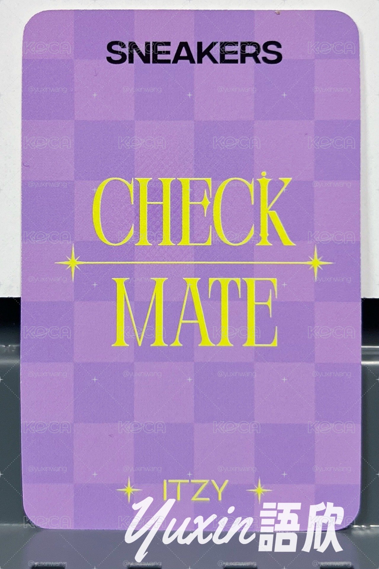 現貨✅ ITZY 彩領 CHECKMATE 專輯 SOUNDWAVE SW1.0 特典 小卡