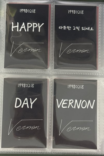 Vernon生日毯小卡組