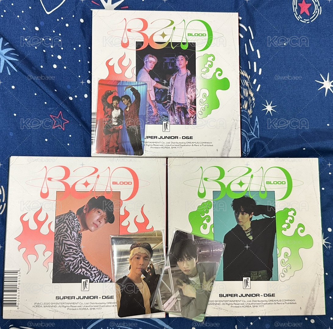 D&E BAD 三版合售（貼紙為全套）