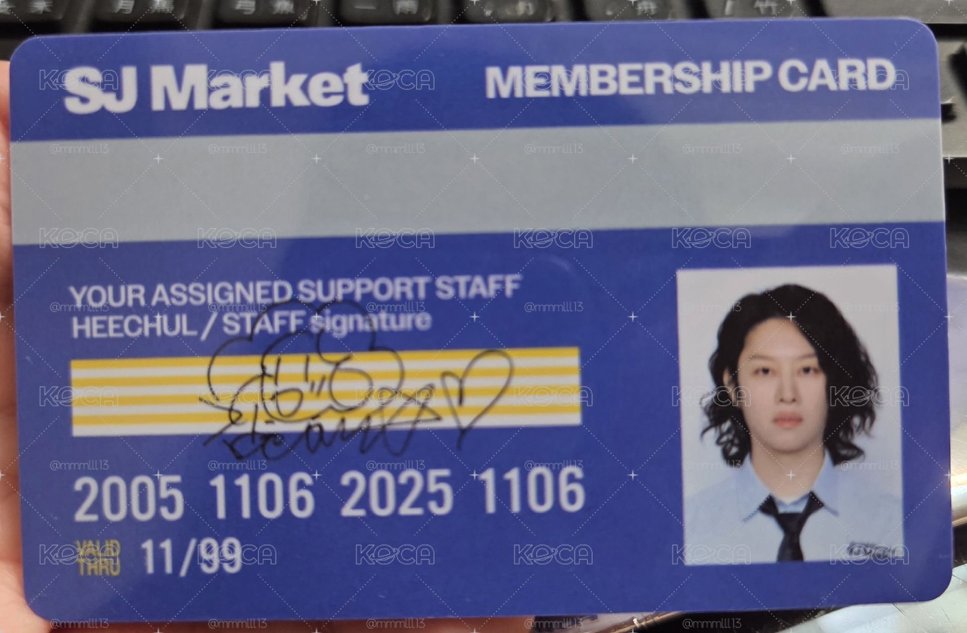 SJ MARKET希澈入場卡