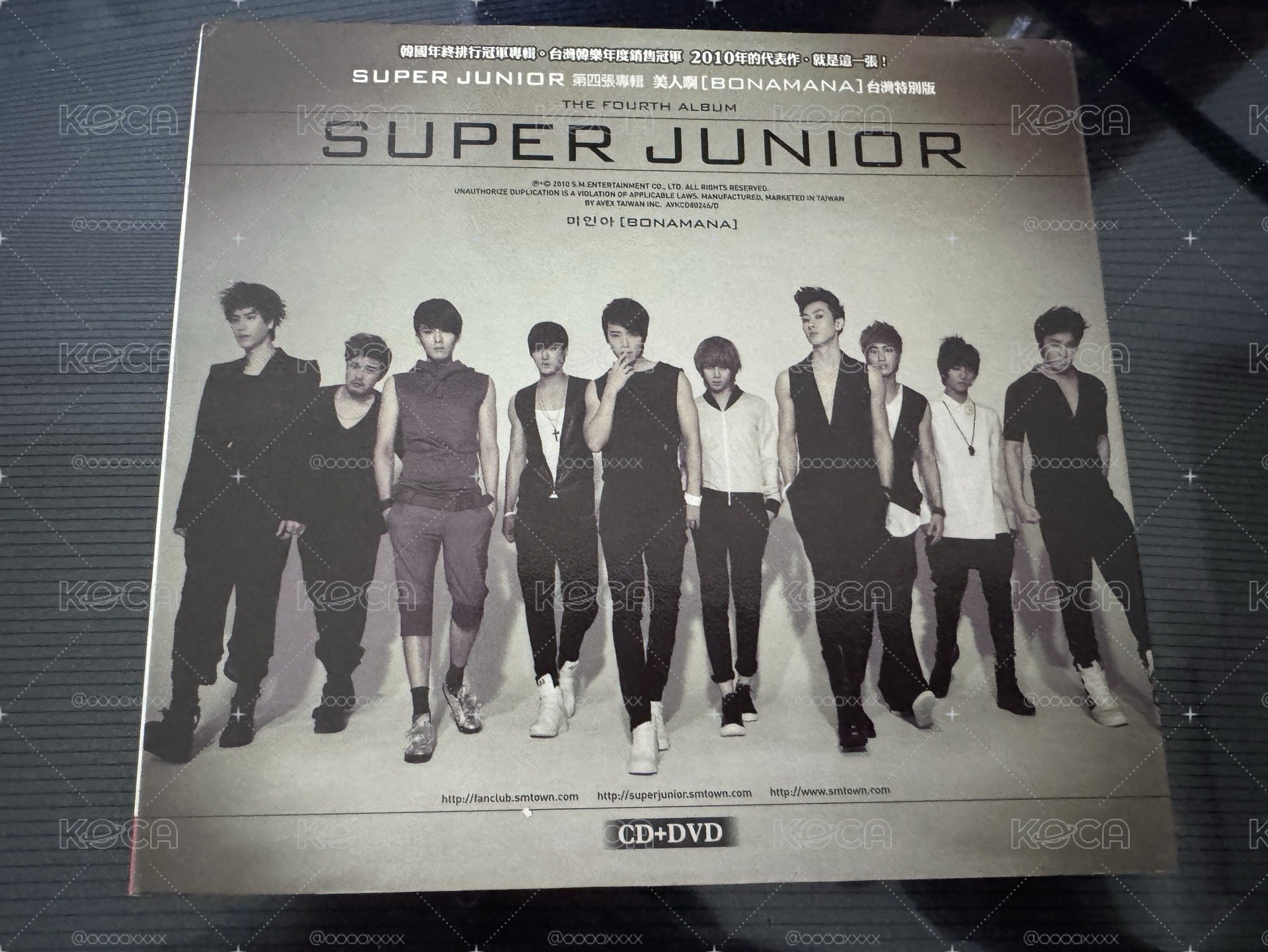 Super Junior 正規四 美人啊BONAMANA 台灣特別版DVD
