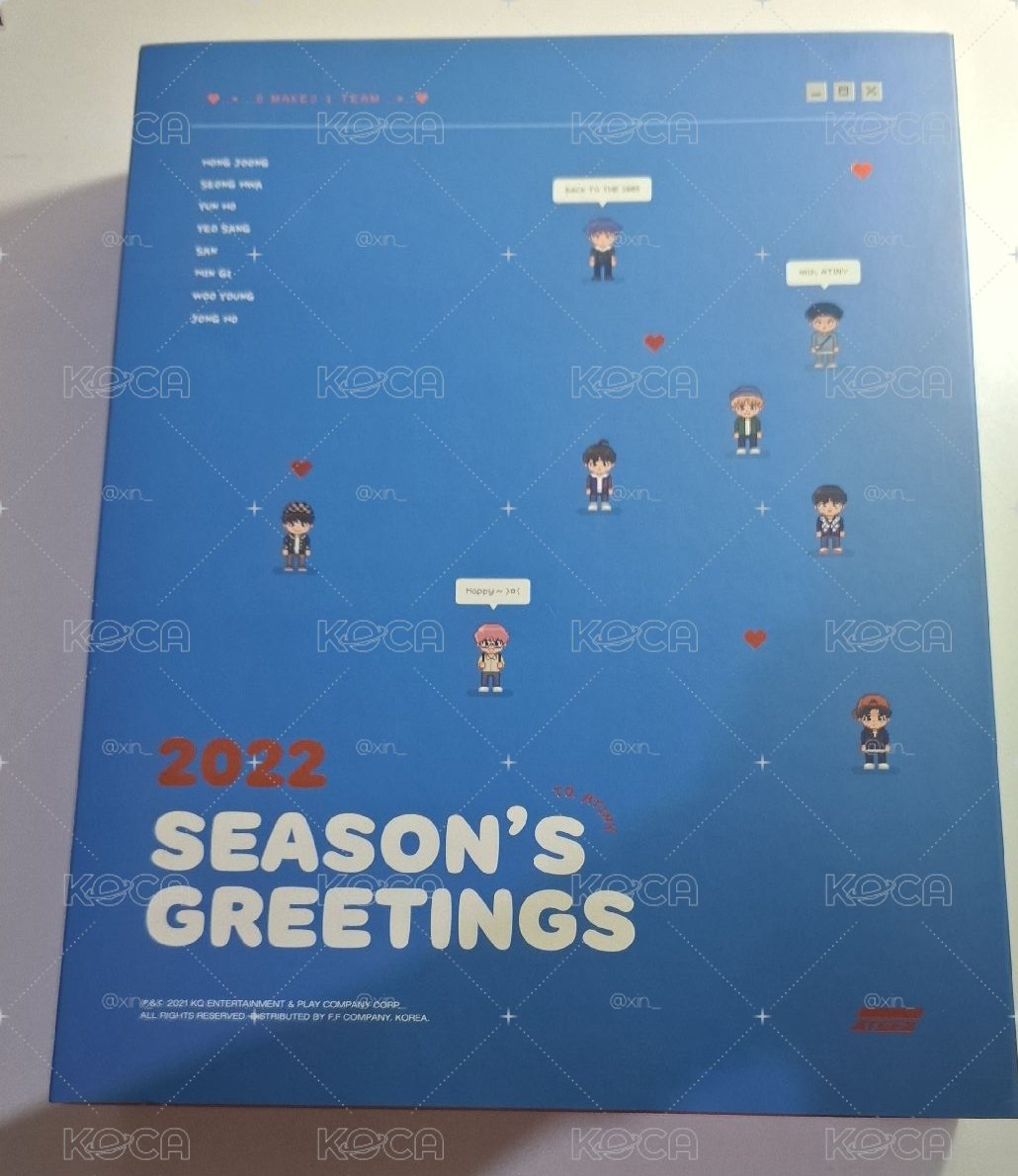 ATEEZ 2022年曆（含⭐️小卡）