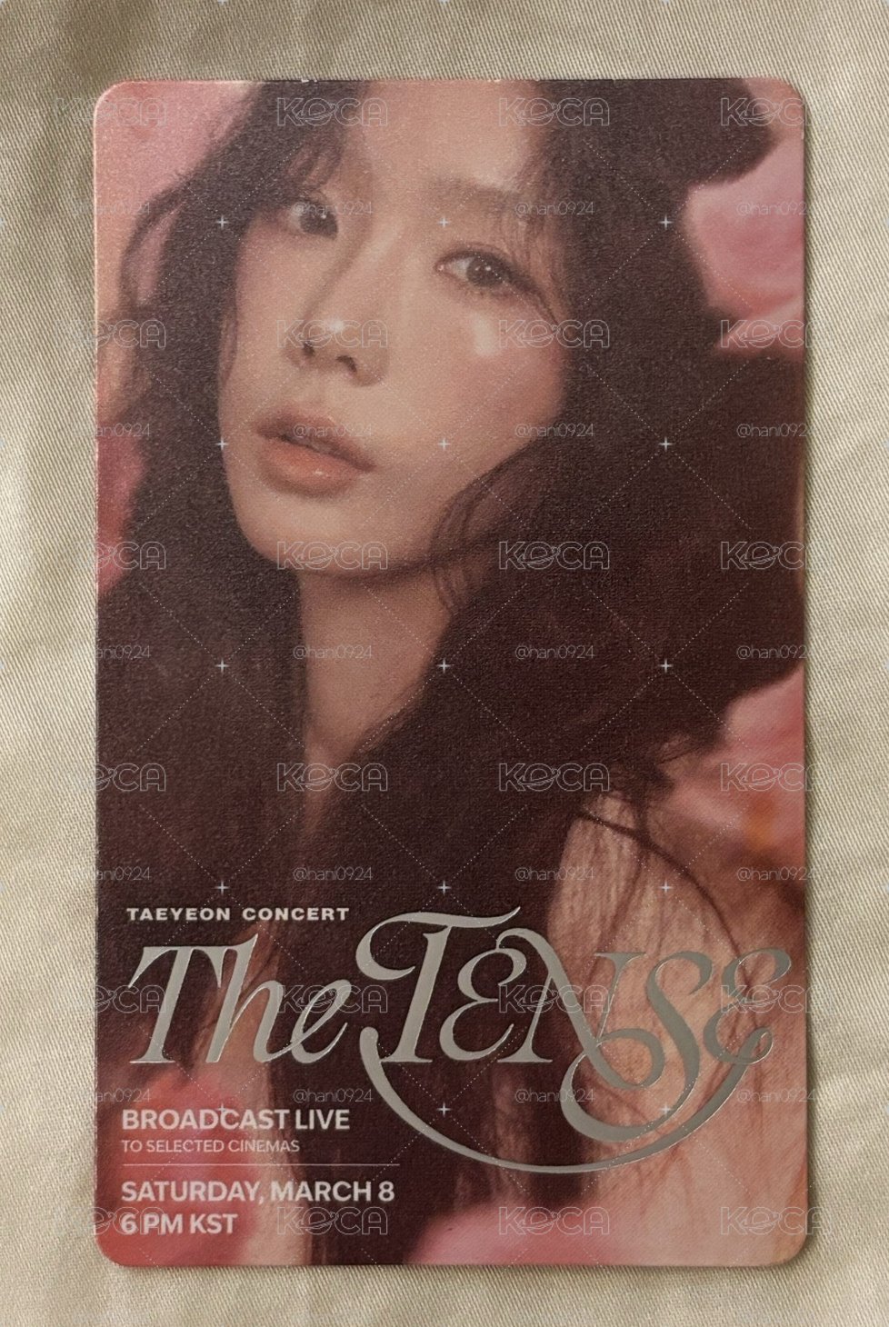 The TENSE 直播卡 