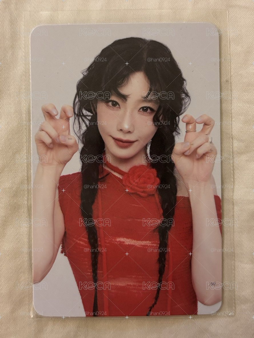 The TENSE 周邊卡 化妝包卡 Taeyeon
