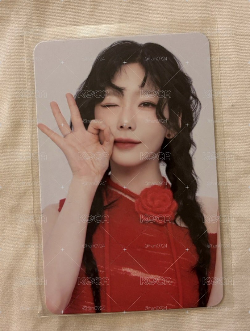 The TENSE 周邊卡 帽T卡 Taeyeon