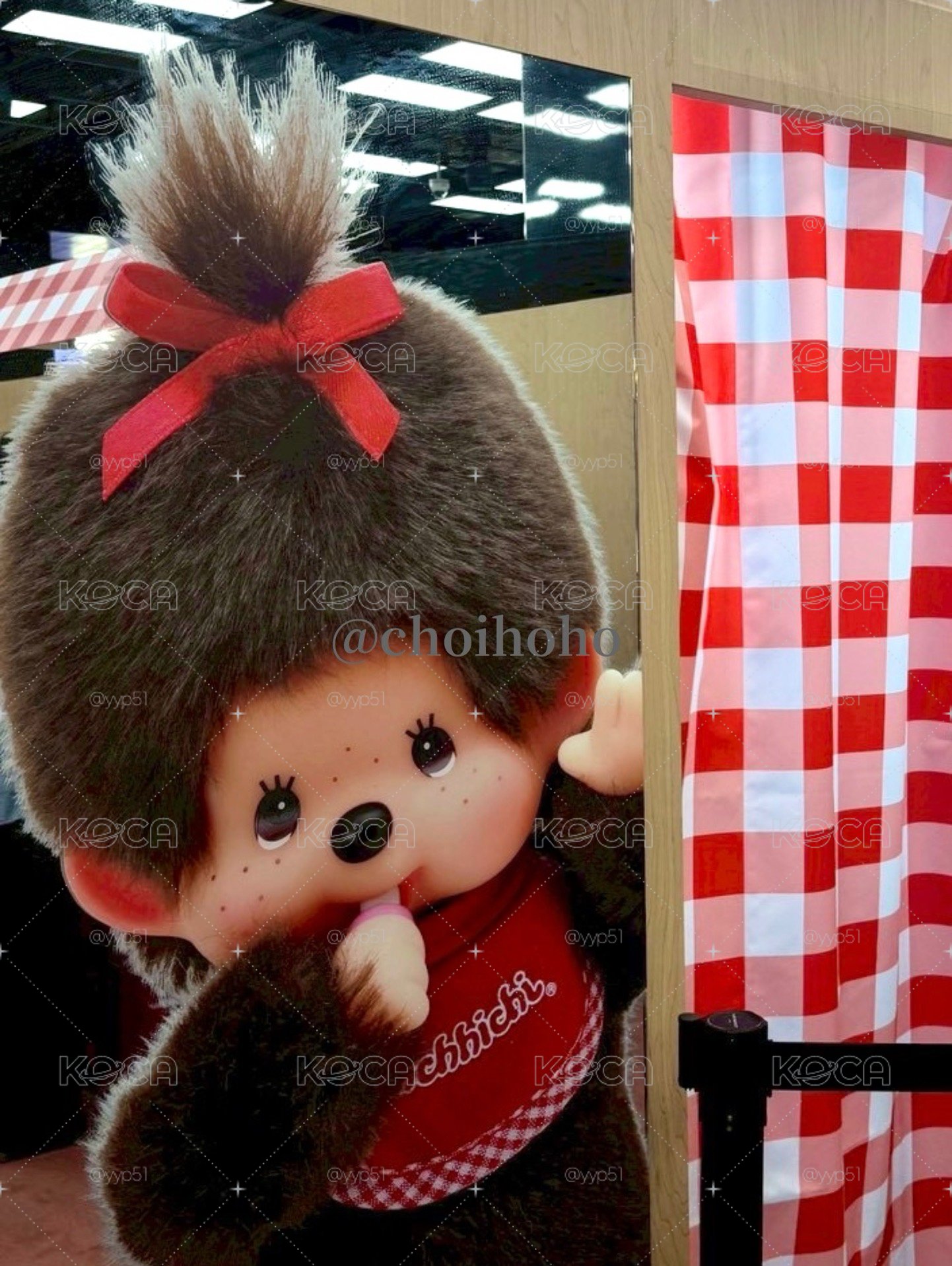 Monchhichi x 怪奇物語 吊娃 