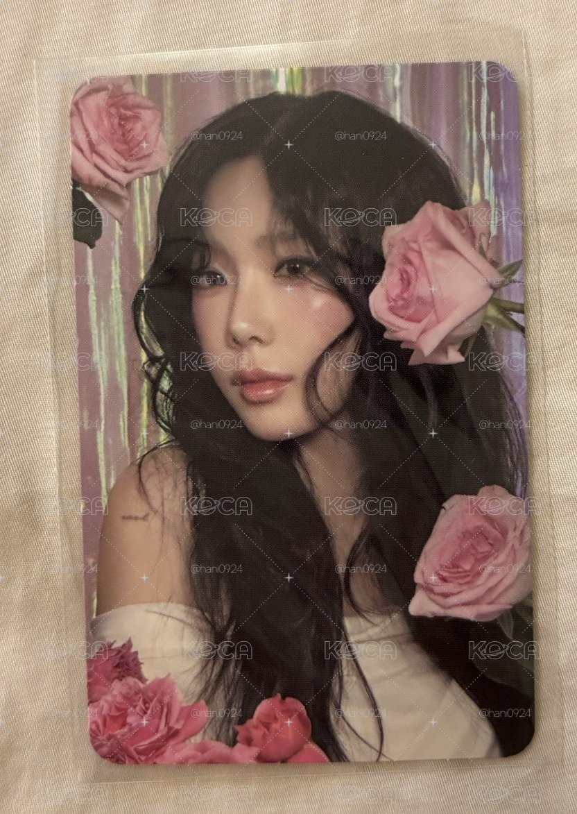 The TENSE 周邊卡 香水卡 Taeyeon