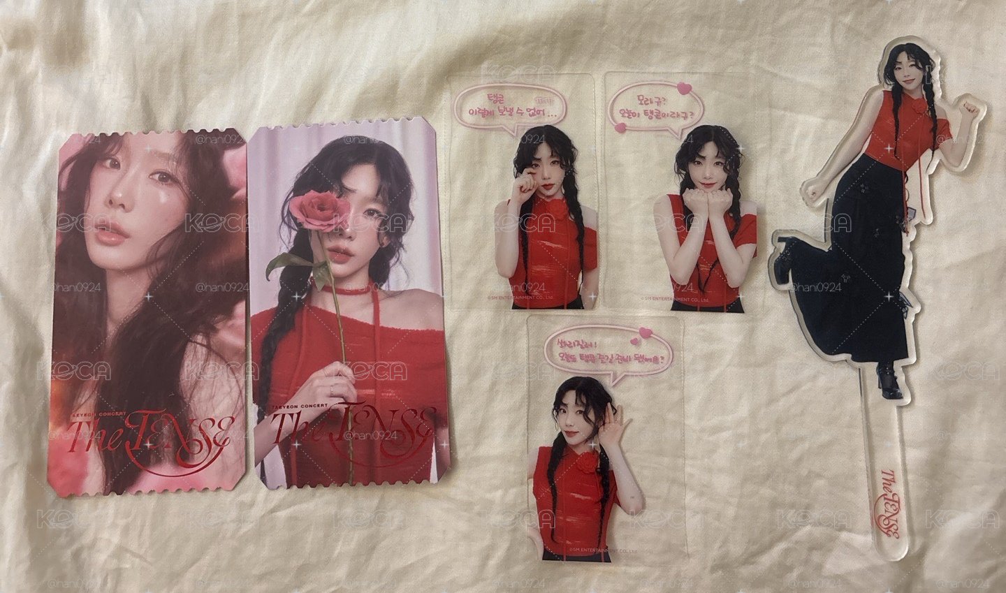 The TENSE 透卡 票卡組 Taeyeon