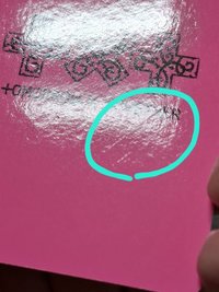 正面無損、背損